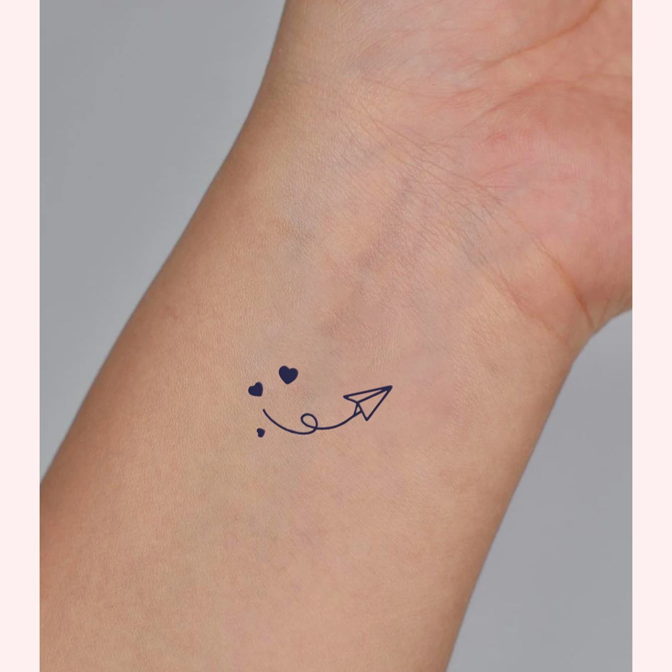 6 個防水一時的なタトゥーステッカーミニマリストタトゥーパターン人格フェイクタトゥー女性男性使い捨てタトゥーステッカー