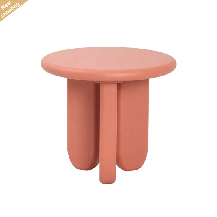 Оптовая цена минималистичный креативный прекрасный красочный дизайнерский приставной столик из МДФ современный журнальный столик для гостиницы дома