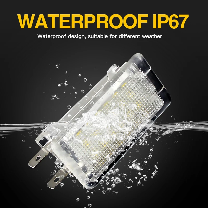 Luz Interior del compartimento del maletero LED 1/2X para Opel Astra E F G H Agila Omega Corsa C Vectra Insignia lámpara de guantera Convertible