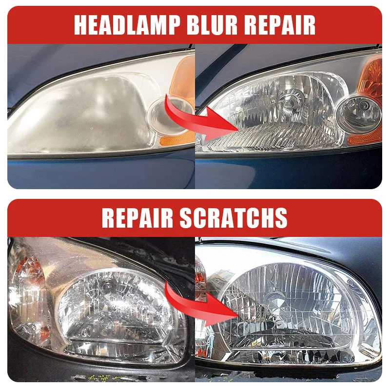Autokoplamp Restauratie Polijstsets Koplamp Krasverwijderaar Reparatie Reinigingspasta Verwijder oxidatie Koplamp Polijstvloeistof