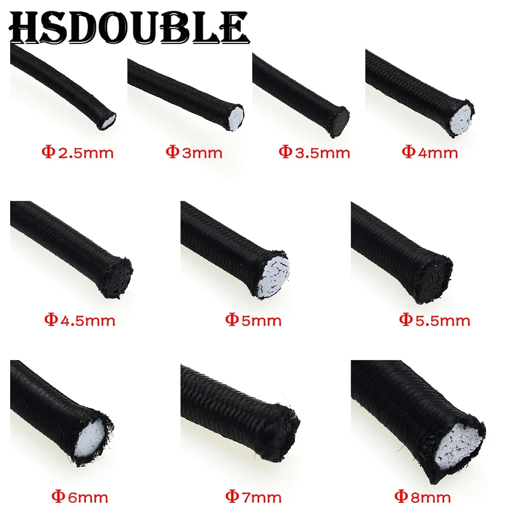 Cuerda elástica fuerte de 10 metros, cuerda elástica para hacer joyería DIY, proyecto al aire libre, tienda, Kayak, barco, respaldo