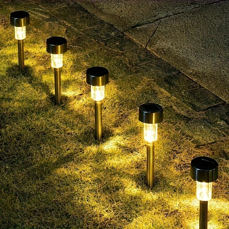 Luces solares para césped y paisaje al aire libre, luces de jardín, luces decorativas impermeables para caminos, Patio, patios, pasarelas