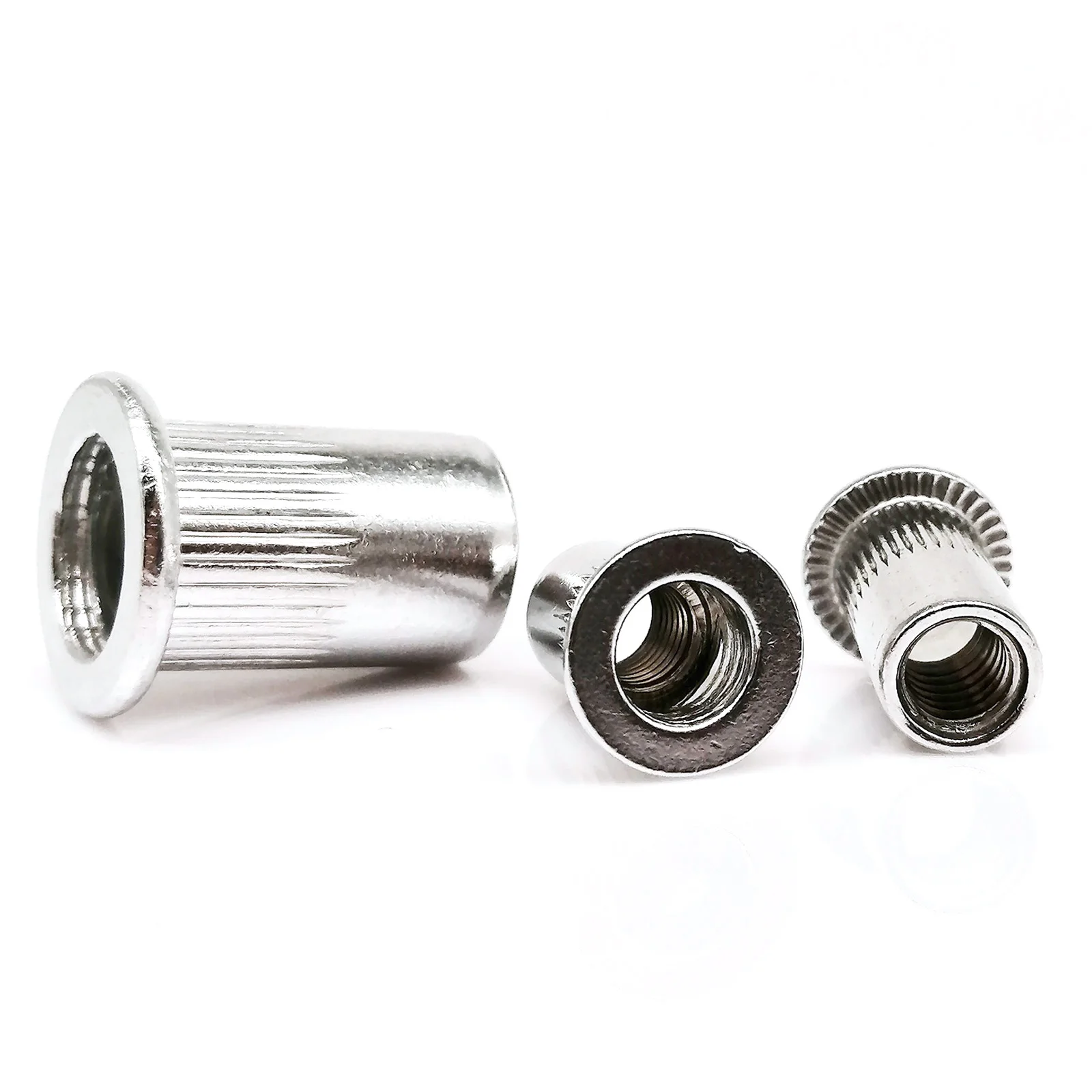 70/205 unids/caja tuerca de remache de inserción de aluminio Nutsert Mix M3 M4 M5 M6 M8 juego de tamaños surtido Kit cabeza plana de alta calidad