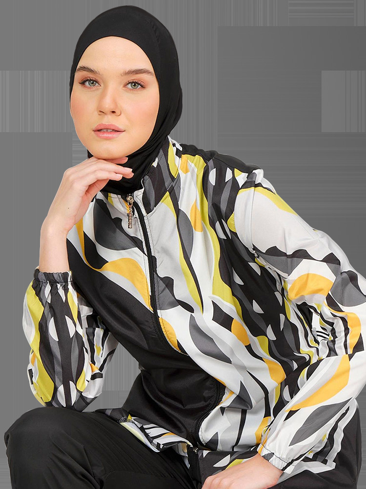 3 Teile/satz Muslimischen Burkini Femmes Frauen Wasserdichte Bademode Lange Islamische Bademode Modest Badeanzug (Oberteil + hose + hijab)