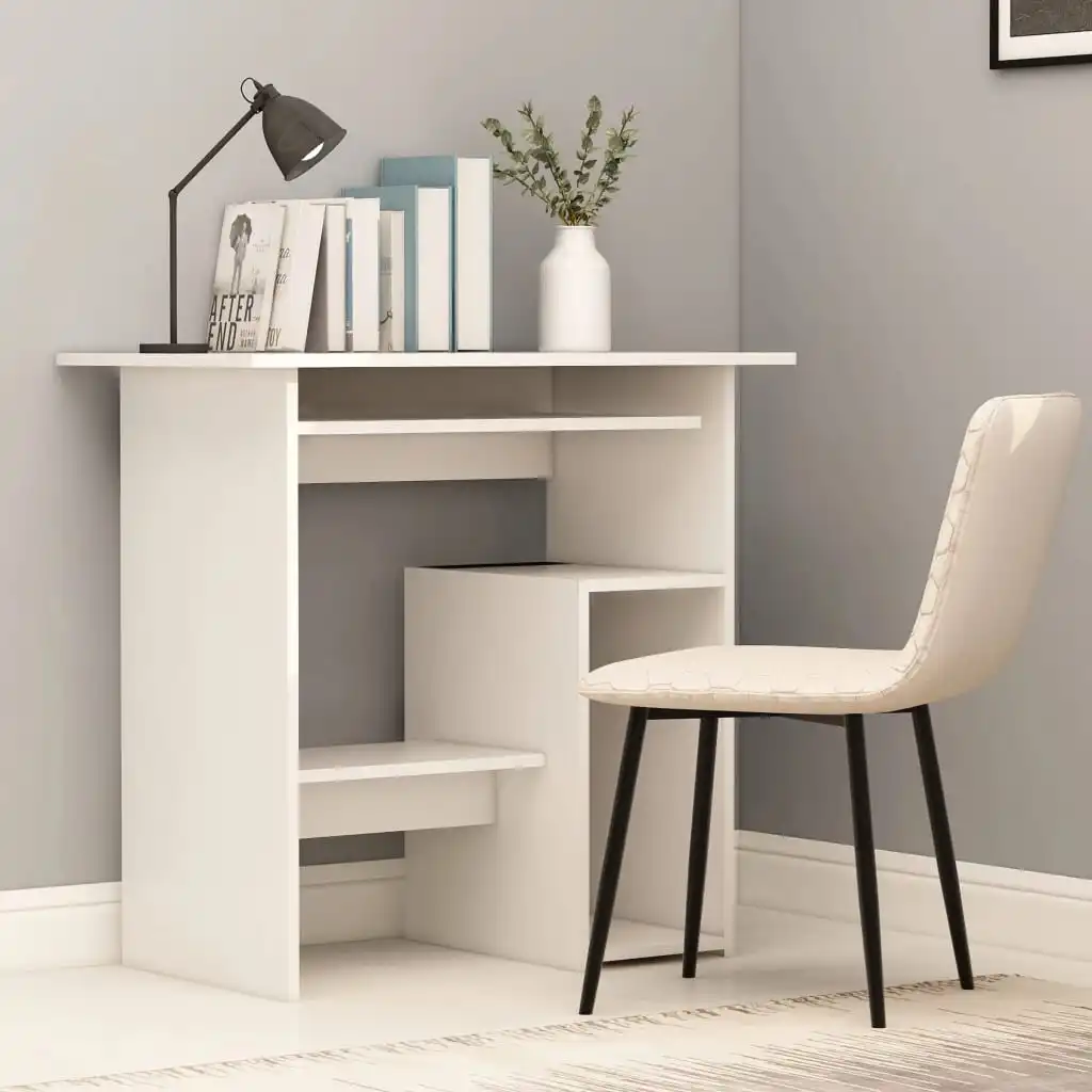 Mesa de escritório branca para casa, mesa de estudo, PC Gamer, mobília do computador, agpvc, 80x45x74 cm