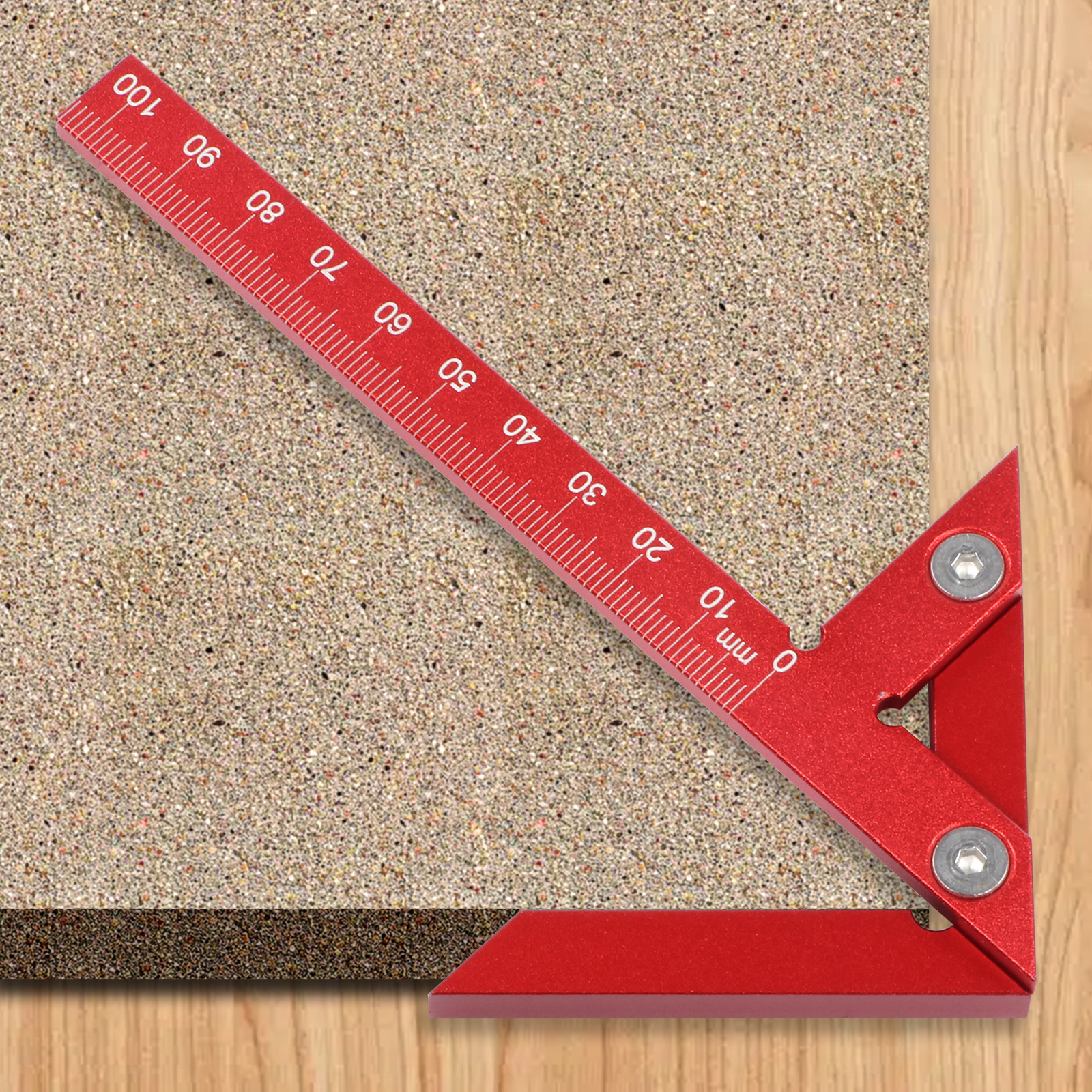 Center Finder Woodworking Square 45/90 Degree Right Angle Line Gauge Aluminum Center Scribe Carpenter Ruler Wood Measuring Tool
