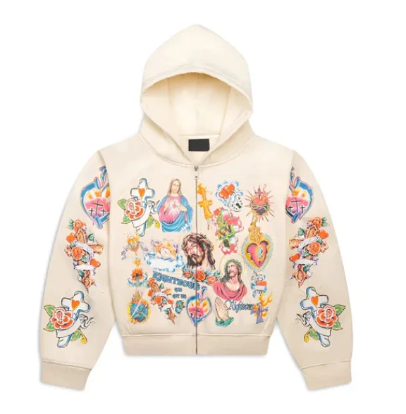 Fmxires2025 Ropa informal de calle Sudadera con capucha estampada con patrón retro Sudadera con capucha holgada para hombre Sudadera con capucha deportiva de moda de rock gótico