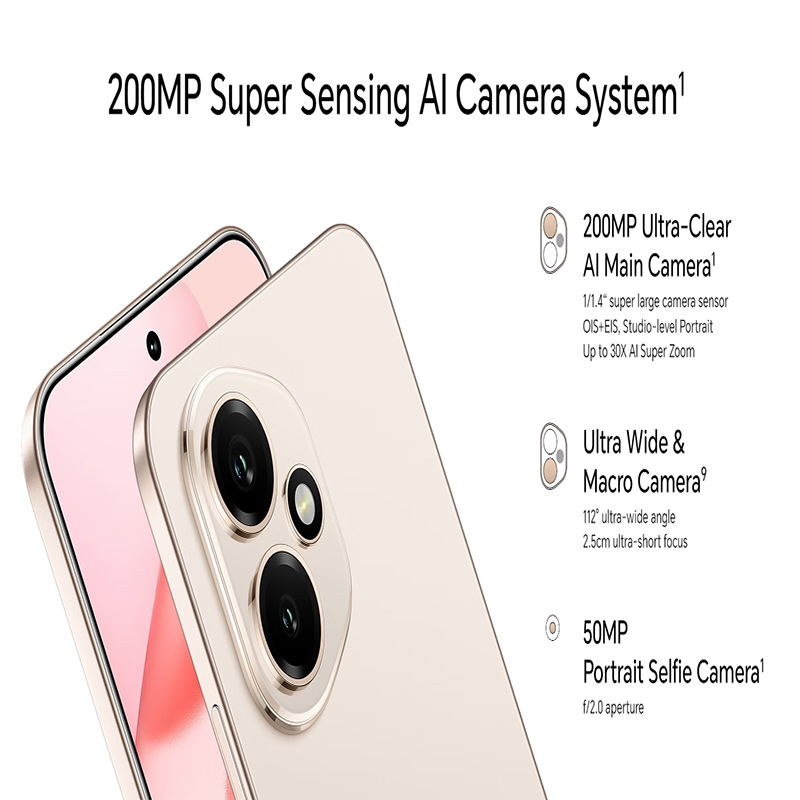 Versión Global Honor 400 Pro DNP-NX9 Snapdragon 8 Gen 3 6,7 "2800*1280 AMOLED 200MP 6000mAh 100W con cable y 50W NFC inalámbrico