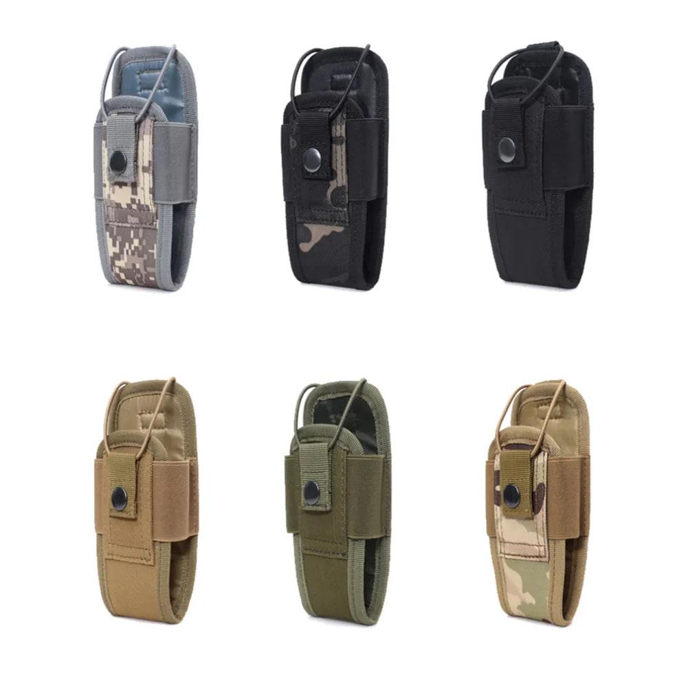 Outdoor Tactical Walkie Talkie Cover para MOLLE, Saco multifuncional do telefone móvel, Saco da cintura, Acessório protetor