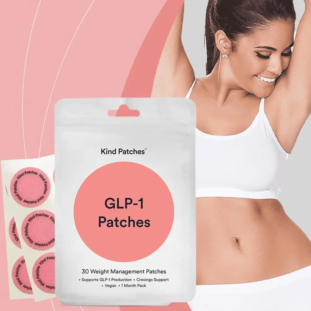 Hot 30pcs/bag GLP-1 Patches Body Slimming Patch Regulating Insulin Secretion Suppressing Appetite for Women Men Control Weight