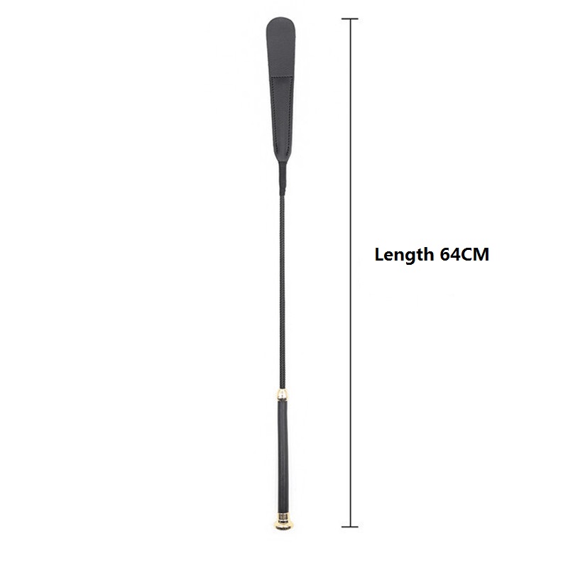 64CM Real Leather Whip High Elasticity Support, Premium Quality Crops Equestrianism Horse Whip