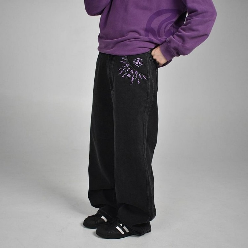 男性と女性のためのワイドレッグジーンズ原宿y2k,バギーパンツ,ヒップホップスタイル,ヴィンテージ,アニメーションパターン,ローウエスト,ゴシック,カジュアル,美的