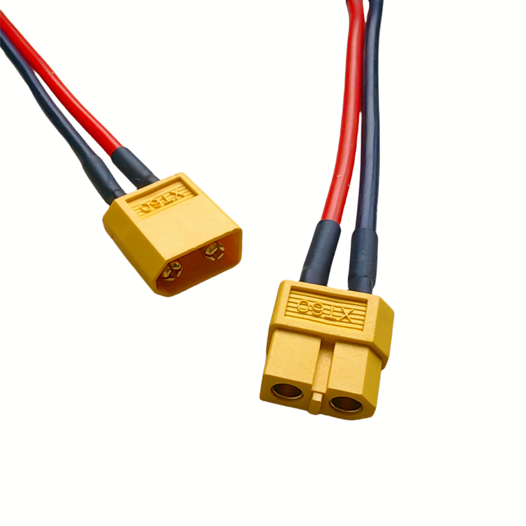 XT30 do XT60 męski/żeński adapter akumulatora RC Lipo 10CM kabel 16AWG przewód silikonowy do FPV RC akcesoria samochodowe CineLog35 części do dronów