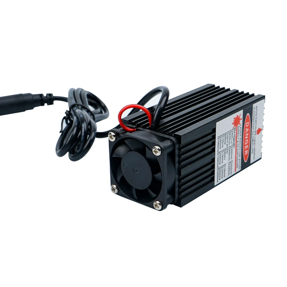 500 mW 405nm azul enfocable módulo láser de grabado y corte por láser TTL de control PWM, 0,5 W cabeza láser