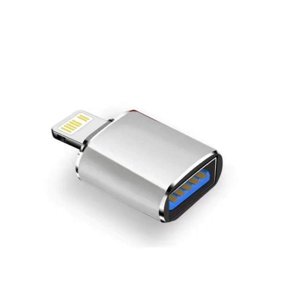 2pcs OTG USB 3.0 Adapter for IPhone 14 13 12 Pro XS Max XR X 8 Plus 7 6s IPad Lightning Male To USB3.0 Adapter for IOS13 Above
