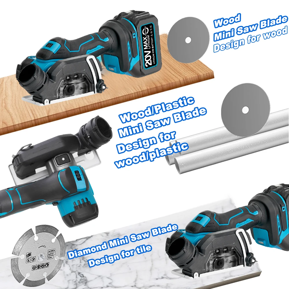 Brushless 3 นิ้วไร้สายไฟฟ้ามินิหู 18 V เครื่องบดมุมบดตัดเครื่องขัดเครื่องมือสําหรับ Makita 18 V แบตเตอรี่