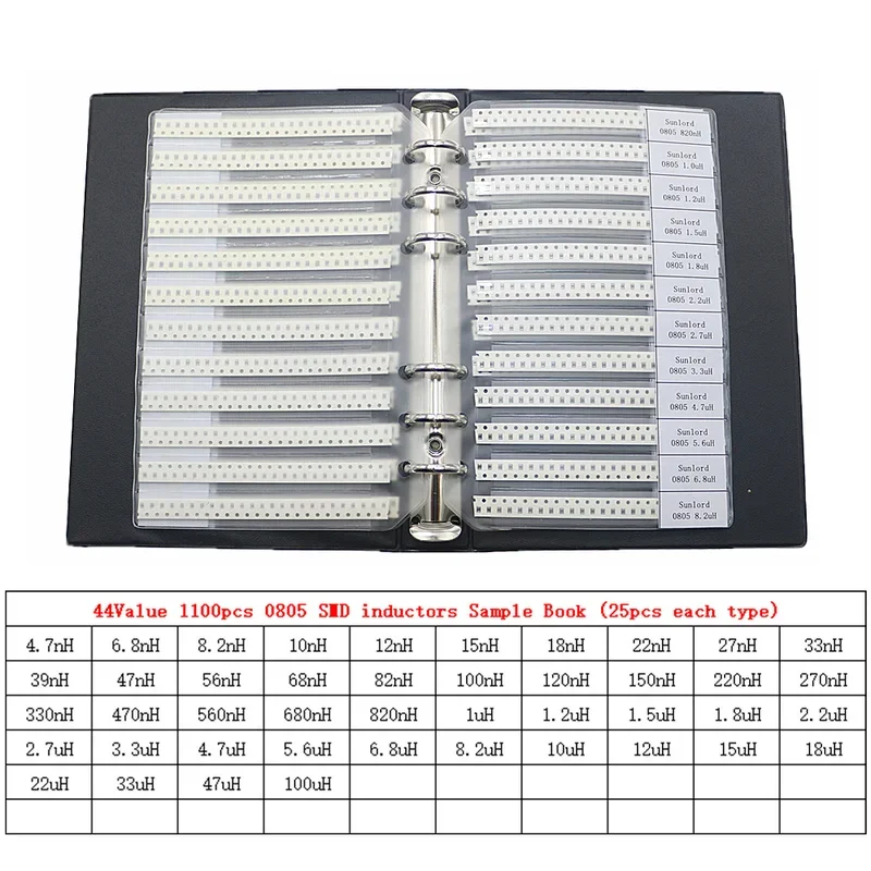 SMD DIP Inductors Assorted Kit 2.2uH 3.3uH 4.7uH 6.8uH 10uH 22uH 47uH 68uH 100uH 220uH 330uH 470uH 680uH 1mH 4.7mH 10mH 100mH