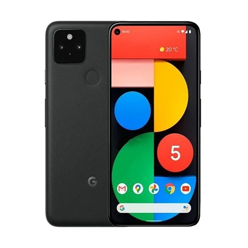 Google-teléfono inteligente Pixel5 5G, CPU, Qualcomm, Snapdragon 756G, capacidad de batería de 4080mAh, cámara de 12MP, original, usado