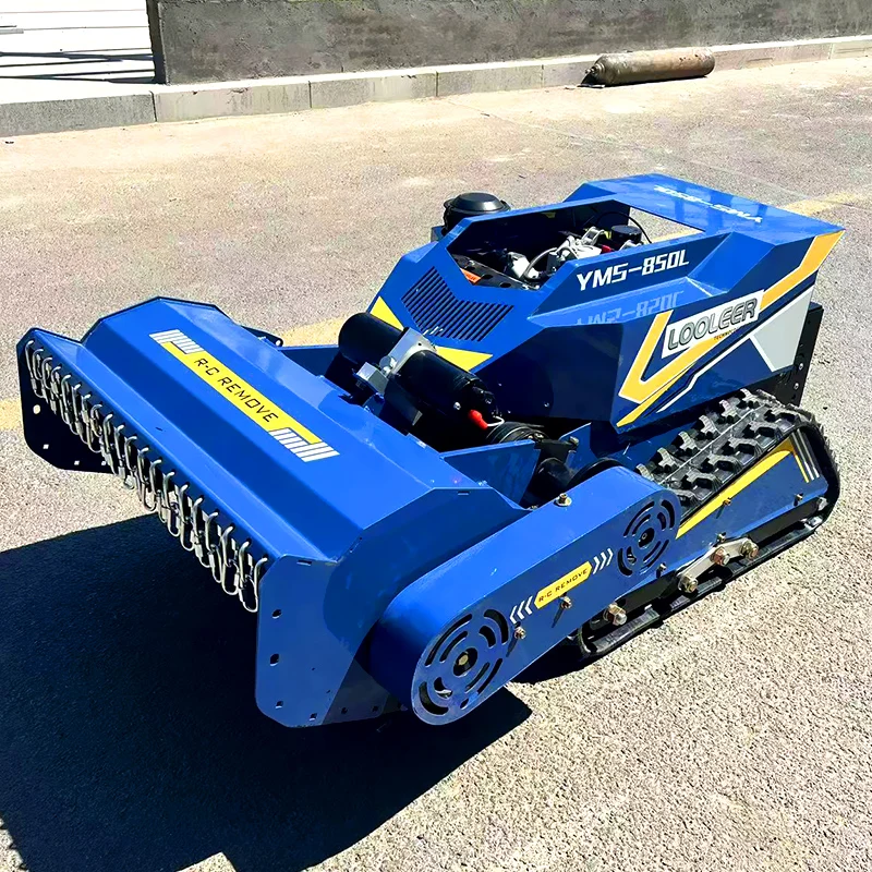 Dostosowana Darmowa Wysyłka CE EPA Silnik Diesla Terenowy Rolniczy Gumowy Robot Zdalnie Sterowany Kosiarka Kołyskowa