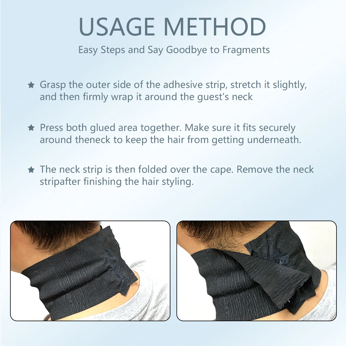 1 rol/pak wegwerp nekstrips haarknipaccessoire nekpapier verstelbare kapper speciale salonkappers voor kapper