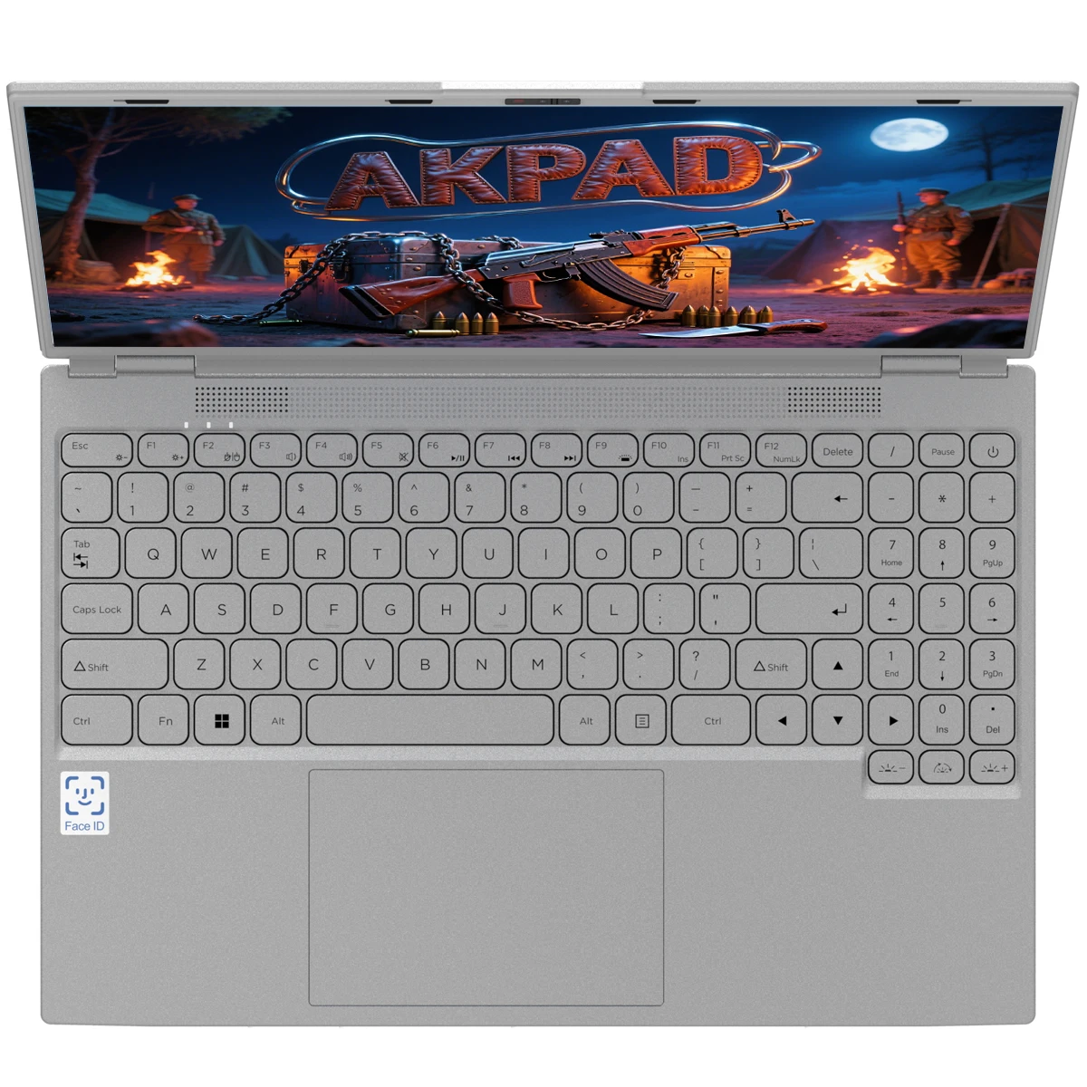 2025 AKPAD Face ID Intel Notebook N5095/N95 16.1" Laptop 16GB 32GB RAM Max 4TB ROM Windows 11 Wifi 5 BT RGB Keyboard