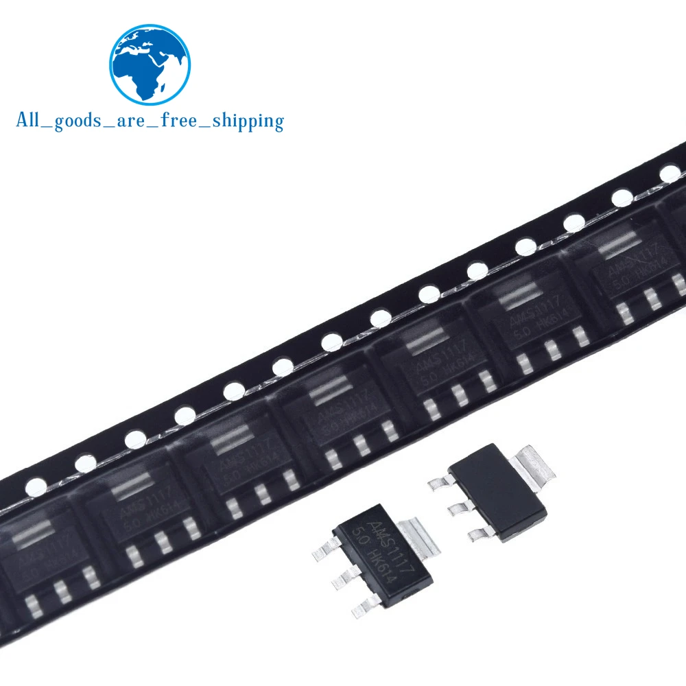 TZT 10PCS/LOT AMS1117 AMS1117-3.3V AMS1117-ADJ AMS1117-1.8V AMS1117-1.2V AMS1117-5.0V AMS1117-2.5V AMS1117-3.3