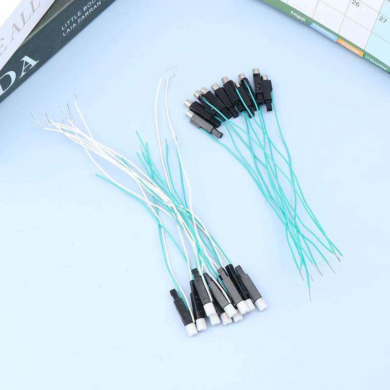 10 Uds. De alambre piezoeléctrico de fuego de 21cm, tapa de cobre, encendedor electrónico para encendedores en aerosol, piezas de repuesto para estufa, suministros de utensilios de cocina