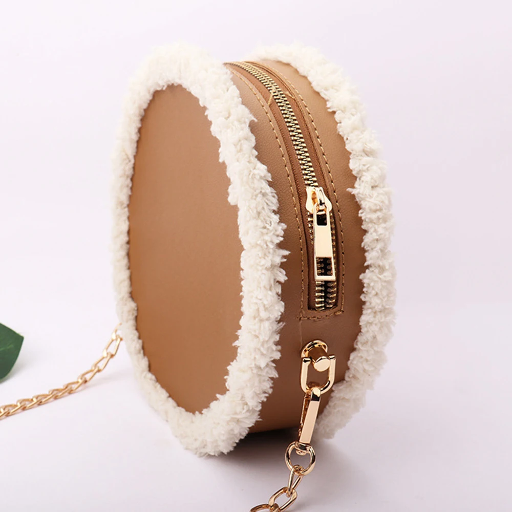 3Pcs/Set 17cm Round Bottom For Knitted Bag PU Leather Bag Base Handmade Bottom With Holes Diy Crochet Bag Bottom Accessories