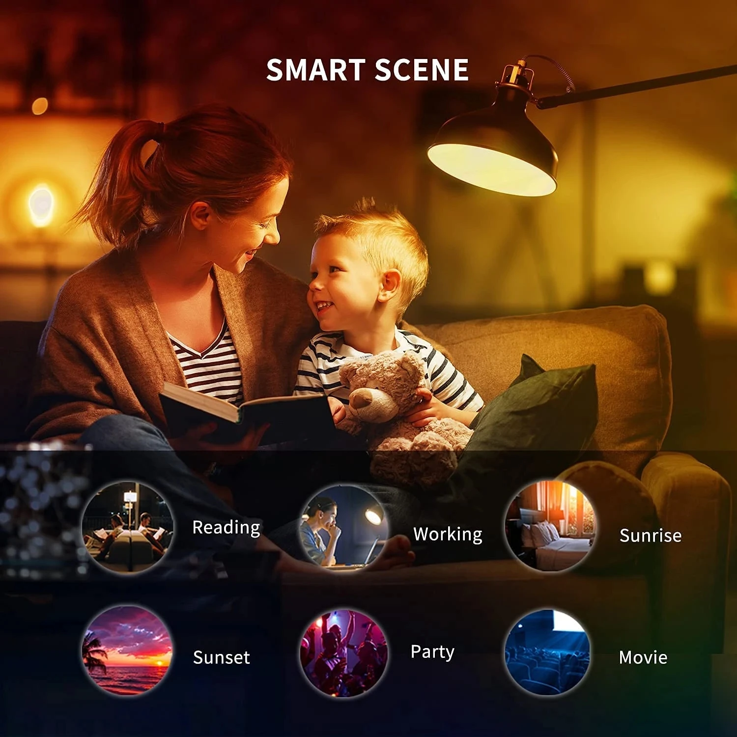 Yeelight bombilla LED inteligente W3 E26/E27 Color/luz ambiental blanca Wifi Control de voz 1700K ~ 6500K para Mi Home Alexa Google SmartThings