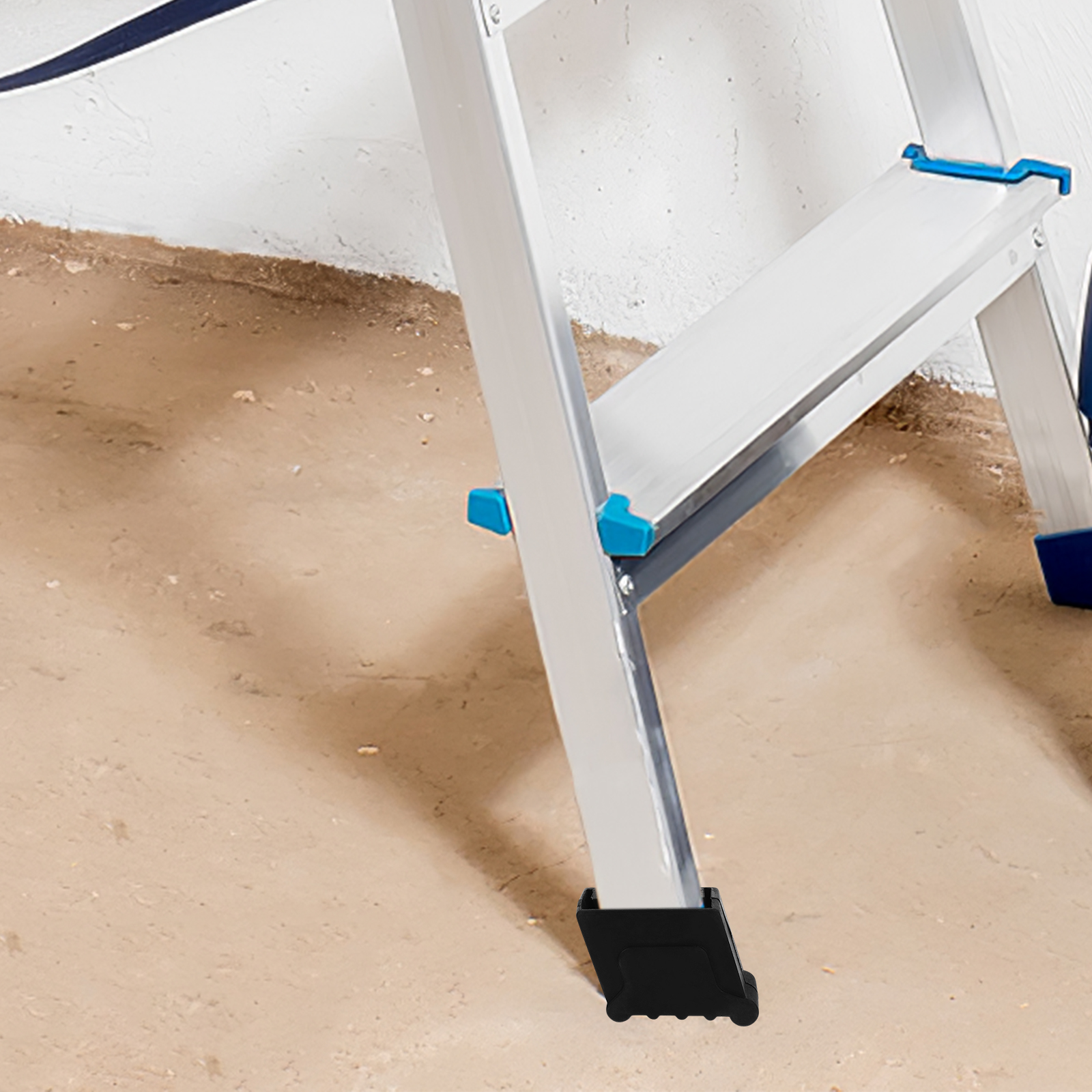 2 ชิ้นฟุตครอบคลุม Thicken เบาะยาง Antislip สําหรับ Extension Stabilizer Step เสื่อเท้าชั้นสําหรับบันได