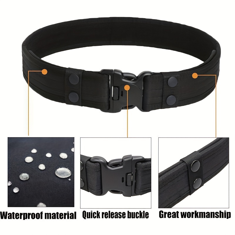 Outdoor Sport Stijl Combat Riem Quick Release Tactische Riem Mode Heren Canvas Tailleband Outdoor Jacht Wandelen Gereedschap