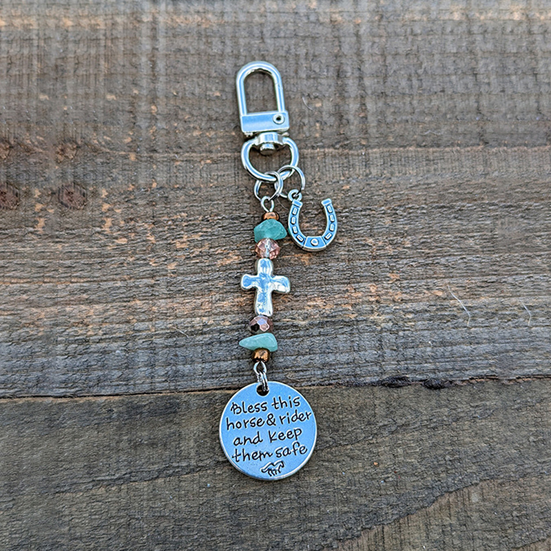Cavalo Sela e Bridle Charm Clip, Mantém Seguro, Este Cavalo e Cavaleiro, Room Decor Presentes