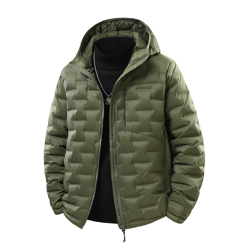 Winter Männer Weiße Ente Unten Jacke Mantel Männer Wasserdicht Winddicht Warme Kapuze Jacke Männlichen Multi Tasche Ultraleicht Windjacke