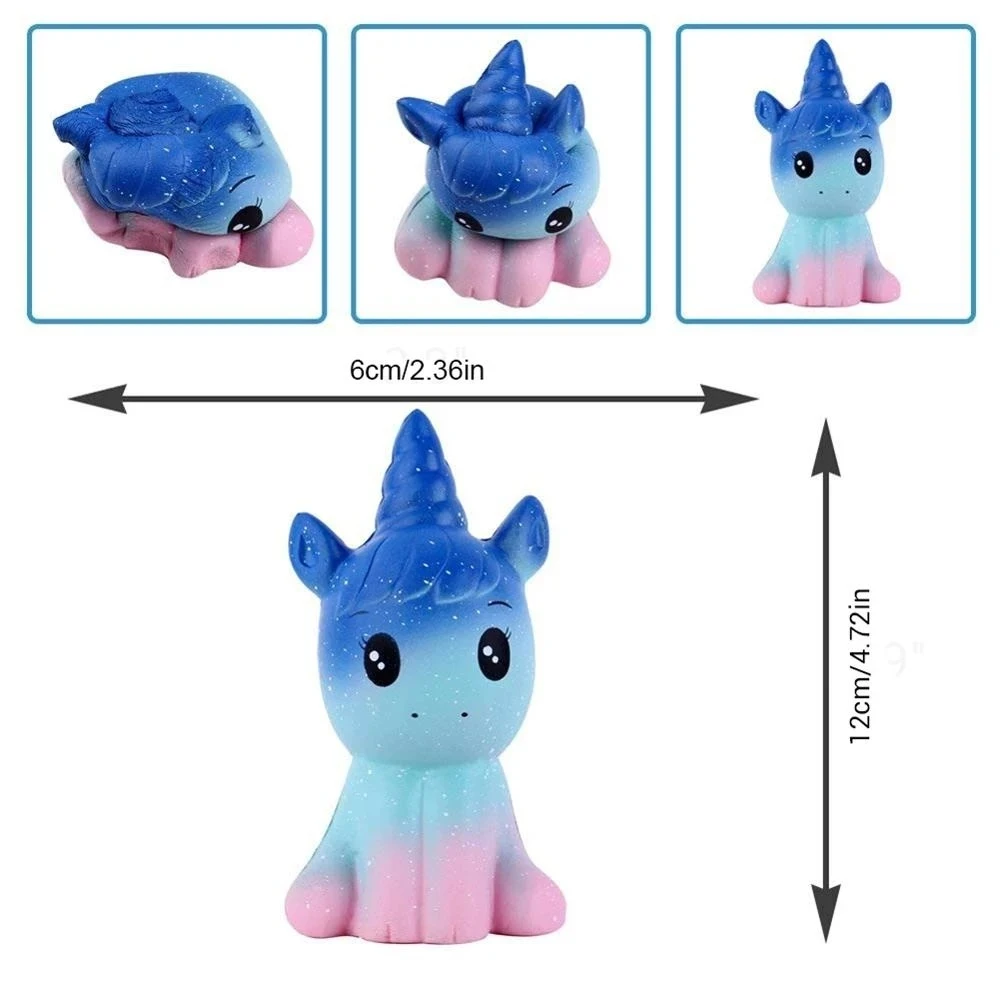 Novo mole bonito unicórnio simulação animal boneca pu pão lento subindo perfumado macio squeeze brinquedo alívio do estresse para o miúdo presente de natal