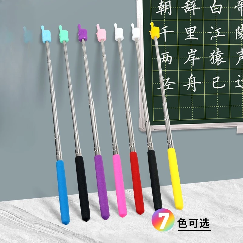 Finger Reading Guide Preschool Teaching Tools Retractable Sticks Educational Learning Toys For Children Class Whiteboard Pointer