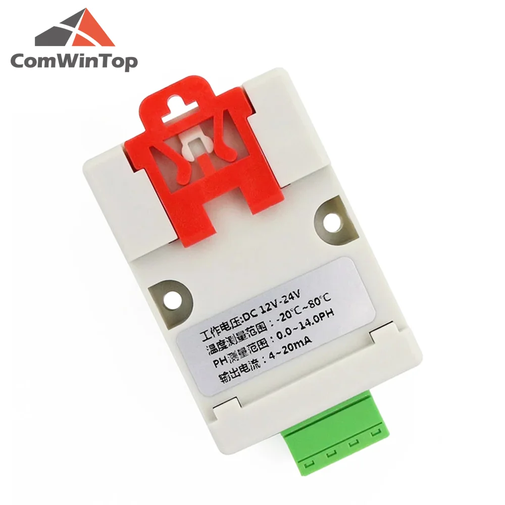 Módulo de Sensor de detección de transmisor de temperatura de PH de agua voltaje 0-5V 0-10V 4-20mA salida RS485 sensor de PH electrodo de PH BNC