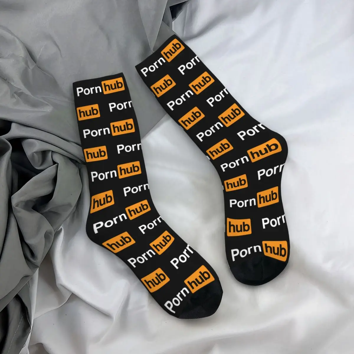 Calcetines Porhub de otoño e invierno para hombre y mujer, calcetines de baloncesto transpirables