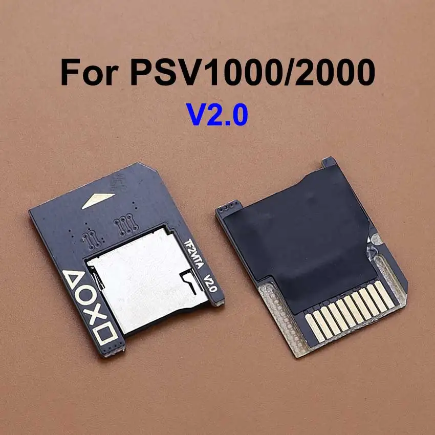 1 buah SDHC TF ke MS Memory Stick Pro Duo pembaca kartu SD mikro untuk PSP SD2VITA PLUS kartu memori TF adaptor untuk PSV Vita 1000 2000