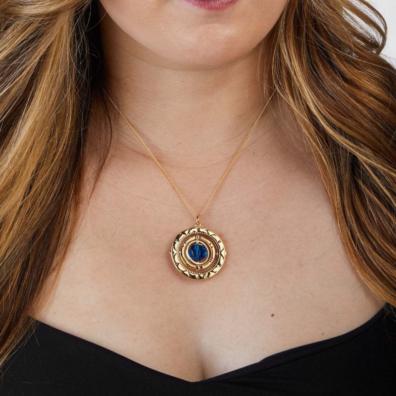 League of Legends Battle of Two Cities Hex Crystal Rotating Necklace Peripheral Exquisite Fashion Versatile Personality Necklace