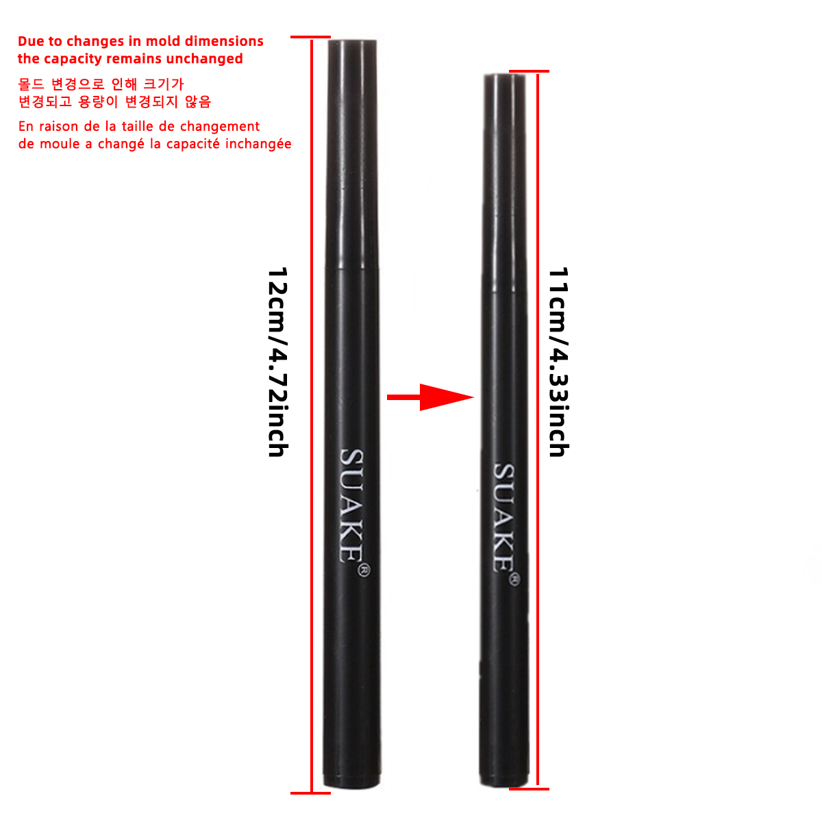 Caneta delineadora líquida suave de secagem rápida, sem vazamento de tinta, durável, não é fácil de borrar, delineador à prova d'água, líquido macio, preto