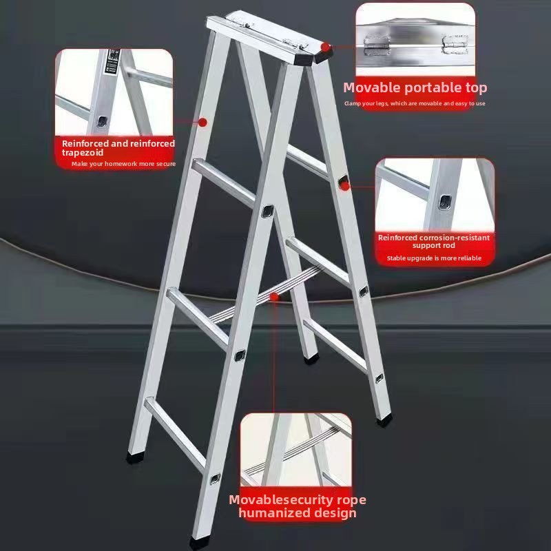 Stamping Dual-purpose Joint Herringbone Ladder 15M-2M Engineers Use Anti-slide Ladder Hinge Ladder Thickened and Reinforced