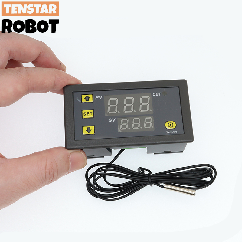 W3230 Mini Regolatore di Temperatura Digitale 12V 24V 220V Termostato Regolatore Riscaldamento Raffreddamento Termoregolatore di Controllo Con Sensore