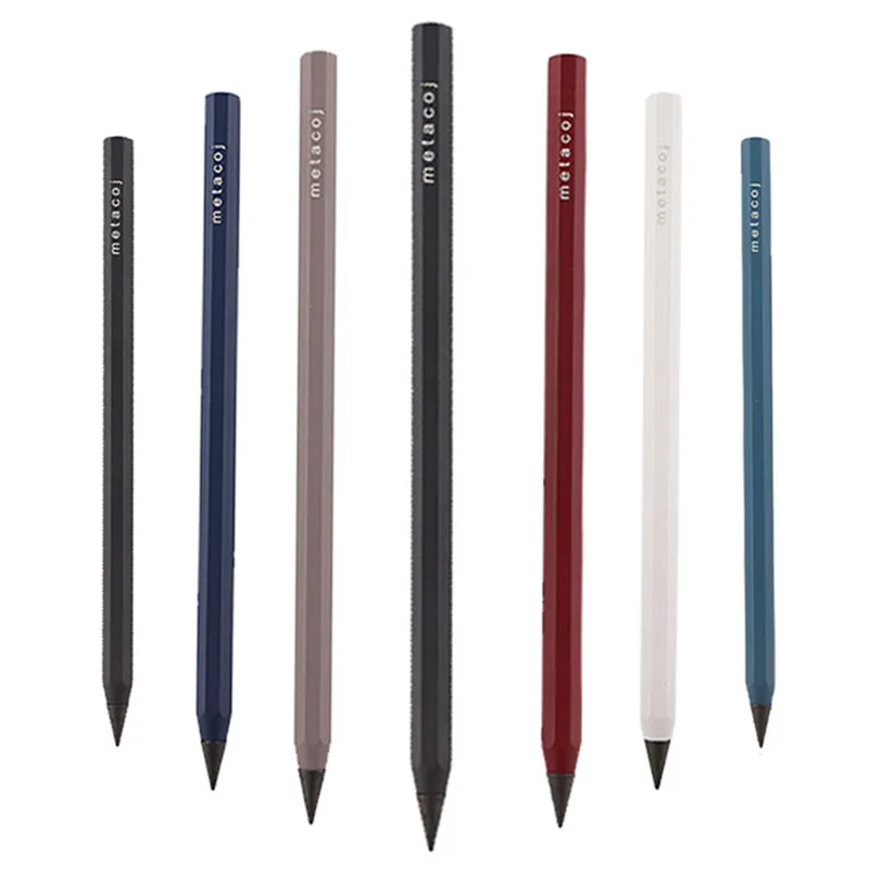 All Metal Eternal Pencil HB Lead Core New Technology Unlimited Writing Eternal Painting Supplies Novelty Stationery