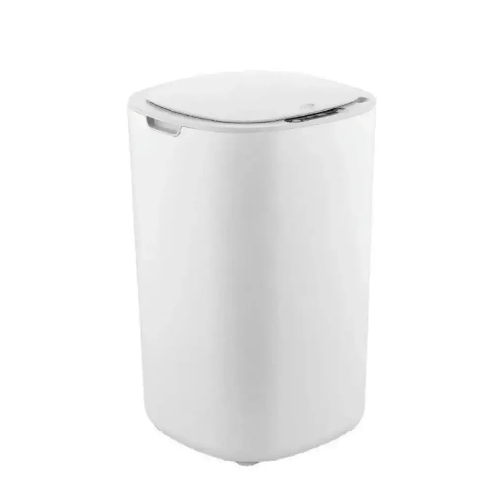 Smart Sensing ถังขยะอัตโนมัติถังขยะสีขาวห้องครัวห้องน้ํากันน้ํา 12L ถังขยะไฟฟ้า