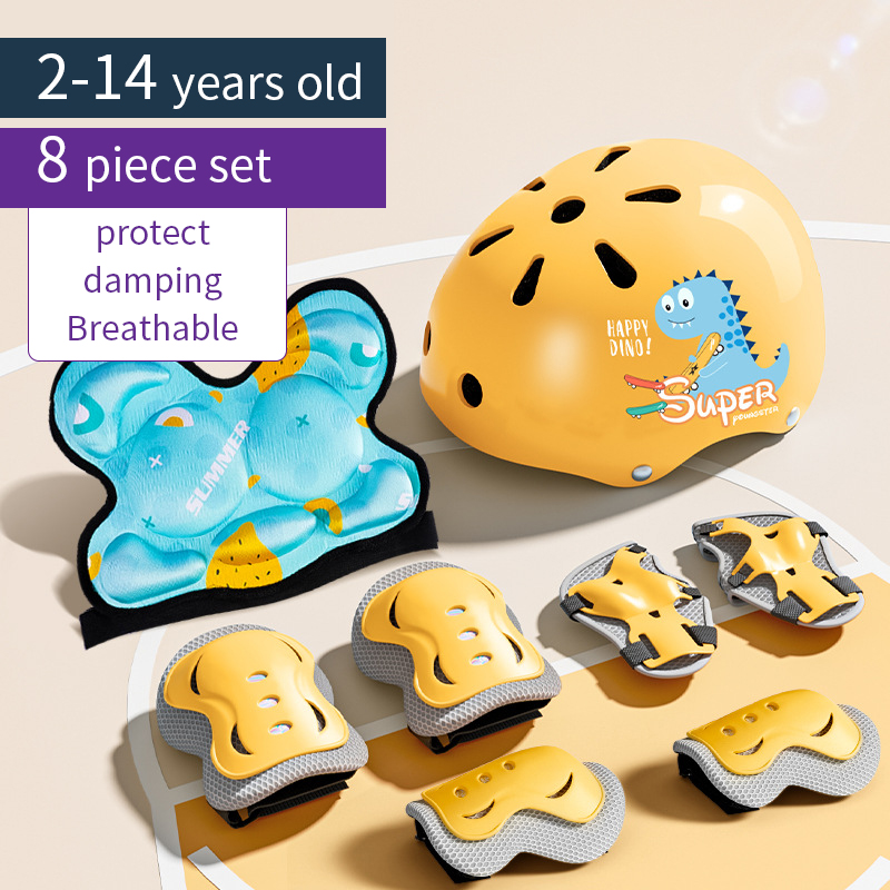 Шлем защитный на колено, локти и руки для мальчиков и девочек 2 3 4 5 6 7 8 9 10 11 12 13 14 лет