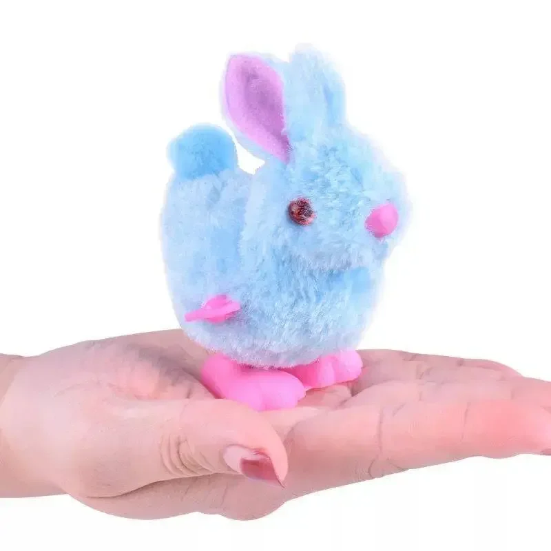 4 個イースターバニーとジャンプひよこゼンマイおもちゃかわいい鶏ぬいぐるみひよこおもちゃ子供のパーティーの好意イースターバスケット詰め物装飾