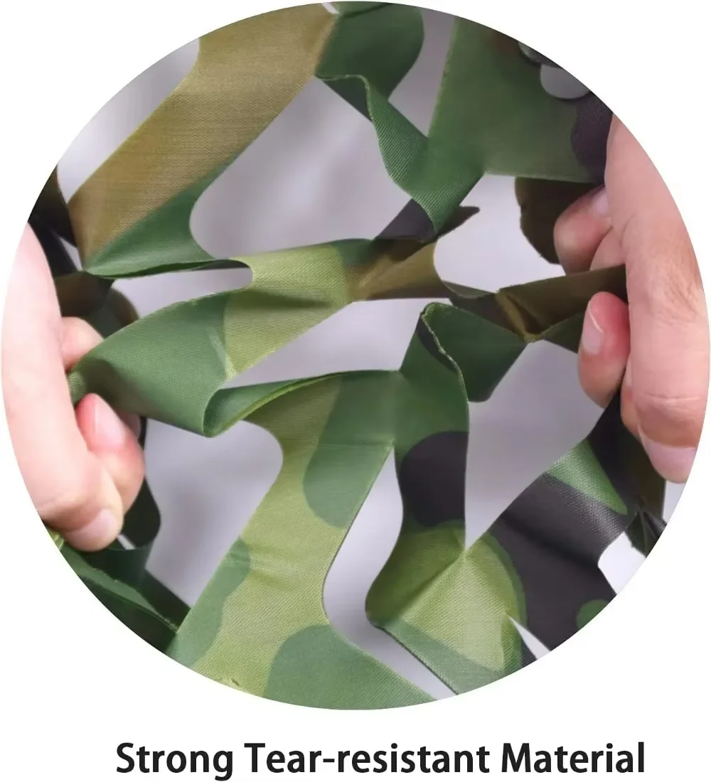 Rotolo sfuso per rete mimetica - Rete parasole per caccia, decorazioni per la casa, paintball, birdwatching, campeggio, copertura per auto e decorazioni per feste a tema
