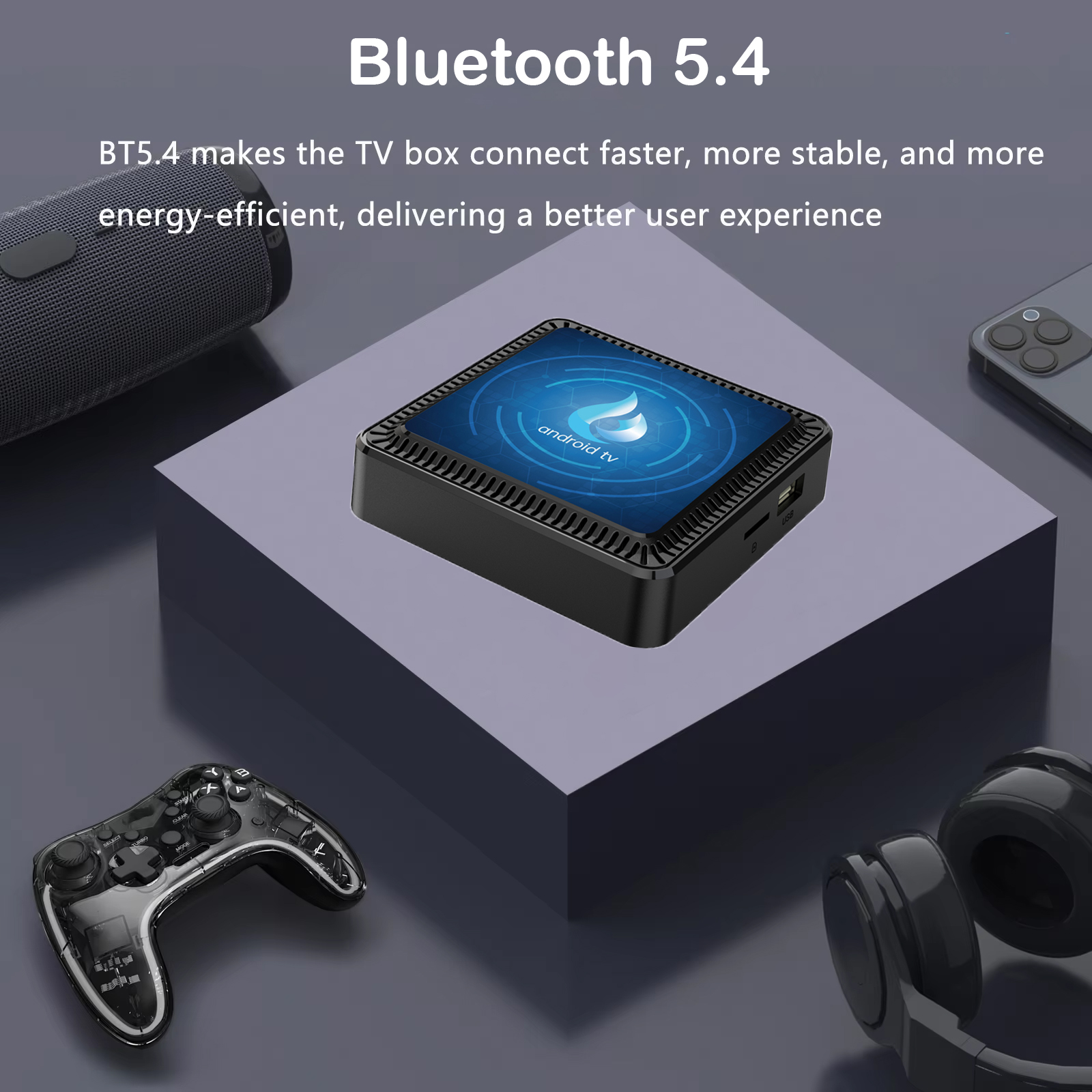 2025 New Q17 Smart TV Box Android 14 Allwinner H313 5G Wifi 64GB 128GB Rom Android14 Google Assistant Media Player Set Top Box