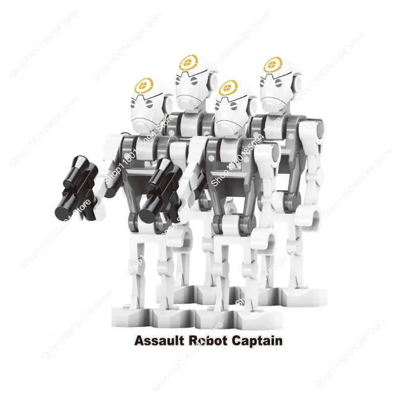 Hot Toys New Star Wars Building Blocks IG-100 MagnaGuard General Grievous Battle Droid Ahsoka Darth Vader Bricks Mini Figure Toy