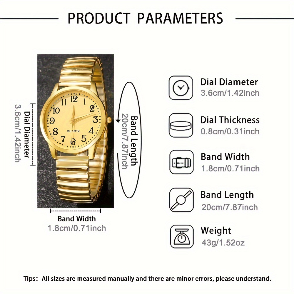 Relógio de torque de 2 peças moda masculina feminina conjunto de quartzo analógico